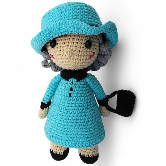 Handcrafted Amigurumi Doll With Removable Hat - Picture 1 of 7